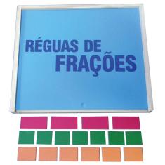 Imagem de Brinquedos Educativos - Réguas De Frações 55 Peças