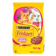 Imagem de Ração Seca Nestlé Purina Friskies Mix De Carnes Para Gatos Adultos - 10,1 Kg