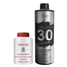 Imagem de Amend Máscara Dpantenol 500G + Wess Ox 30 Vol. 900ml - Amend/Wess