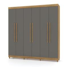 Imagem de Guarda Roupa Casal 6 Portas Elegance Nature Alasca Vila Rica