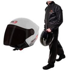 Imagem de Capacete Moto Pro Tork Aberto New Liberty 3 Three Branco Com Viseira F