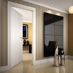 Imagem de Kit Porta de Madeira 210x90cm Lisa Primer Direita Moldufama