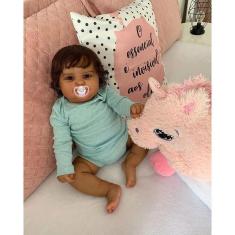 Imagem de Boneca realista Sweet Smiley Large Baby de 60 cm com roupas