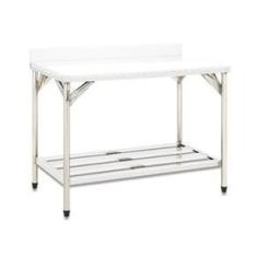 Imagem de Mesa Tampo Em Polietileno Fritomaq 200x65cm Prateleira