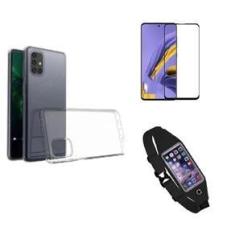 Imagem de Kit Pochete Samsung Galaxy M51 + Capa + Película de Vidro