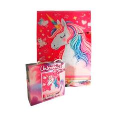 Imagem de Quebra-cabeça Pintura Unicórnio Colorido de 60 peças