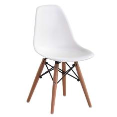 Imagem de cadeira infantil eames branca