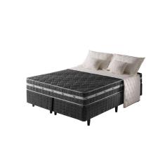 Imagem de Cama Box King + Colchão Espuma D45 Extra Firme Philadelphia Preto