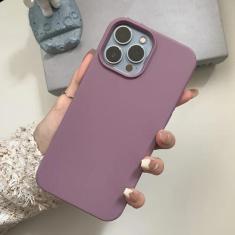 Imagem de Capa de telefone de silicone líquido roxo escuro para iPhone 15 Pro Max 14 13 12 11 Pro Max XR XS X 15ProMax Capa protetora completa, groselha preta, para iPhone 11 ProMax