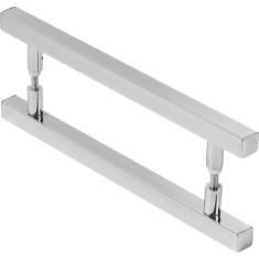 Imagem de Puxador Quadrado Para Porta Polido Ou Escovado - 70cm - Metalcromo