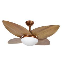 Imagem de Ventilador de Teto Infinity Lótus Cobre 4 Pás Freijó 110V+Controle 102