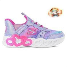 Imagem de Tênis Skechers Infinite Heart Lights Etern Infantil-Unissex