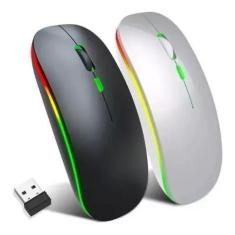 Imagem de Mouse Gamer Rgb Sem Fio Bluetooth Recarregável Led Kapbom - Victaryy