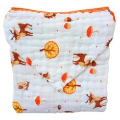 Imagem de Toalha de Banho Banhão Toalhão Bebe Grande Soft Capuz de Fralda 100% a