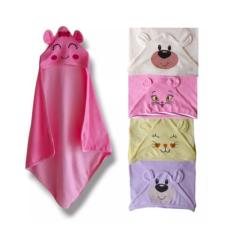 Imagem de Toalha De Banho Com Capuz Infantil Bebê C/ Touca Algodão - Lol Kids Ba