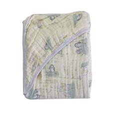 Imagem de Toalha de Banho Bebê Fralda Soft 100% Algodão  80x80cm C/ Capuz  Papi,
