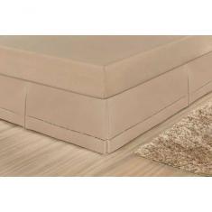 Imagem de Saia Para Cama Box Casal Juliana - Cáqui