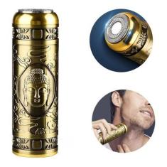 Imagem de Mini Navalha Elétrica Usb Recarregável  Barbeador Rotativo Para Viagem