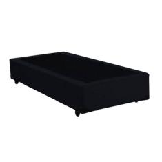 Imagem de Base Box Solteiro VZ Suede Preto 38X188X088 Sleep Brasil
