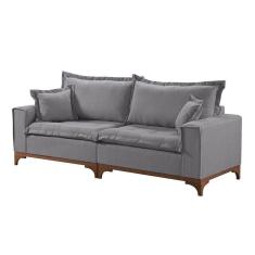 Imagem de Sofá 4 Lugares Living Linho M-47 Martins Cinza