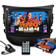 Imagem de Kit cemtral multimidia com espelhamento de android ios + moldura 7 pol