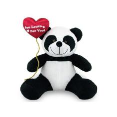 Imagem de Urso de Pelúcia Panda Balão 30cm Anti-alérgico - Toybrink
