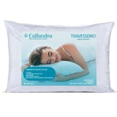 Imagem de Travesseiro de Algodão Percal 200 Fios Suporte Firme Avulso