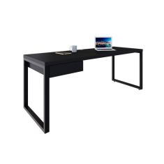 Imagem de Mesa de Escritório Retangular Miguel 1 GV Preta 190 cm