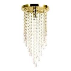 Imagem de Lustre Pendente Plafon Redondo Cristal Crilik Pl7301 