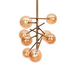 Imagem de Lustre Pendente Com 8 Bolas Ll3003 G9 Bivolt