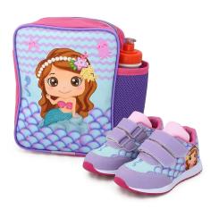 Imagem de Kit Tênis Baby Casual + Mochila + Cantil - K701 - Botinho-Unissex