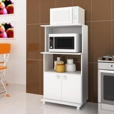 Imagem de Balcão Multiuso 2 Portas Com Nicho Para Forno Bl3301 - Branco - Tecno