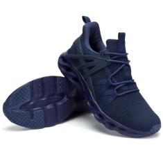 Imagem de TSIODFO Tênis feminino de corrida tênis esportivo para caminhada, Azul, 36