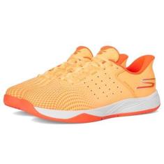 Imagem de Skechers Viper Court Reload feminino, Pêssego, 34