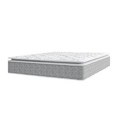 Imagem de Colchão Casal Queen Molas Ensacadas Pillow Top Perfect 158x198x33cm Cinza/branco Umaflex - Suporta até 120kg por Pessoa