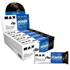 Imagem de Power Protein Crisp Bar (Caixa c/ 12un de 44g) Max Titanium-Unissex