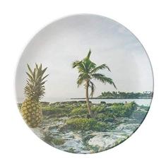 Imagem de Prato decorativo de porcelana Salver Prato de jantar para jantar