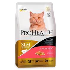 Imagem de Ração Seca Pro Health Super Premium Salmão e Damasco para Gatos Castrados - 5 Kg