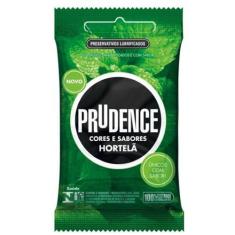 Imagem de Preservativo Prudence Cores E Sabores Hortela Com 3 Unidades - Lolly