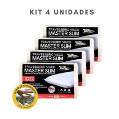 Imagem de Kit 4 Travesseiros Viscoelásticos Nasa 3D - Ortopédicos e Macios - Tra