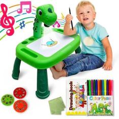 Imagem de Lousa Mágica Mesa Projetora Infantil Artística Divertida - Dm Toys