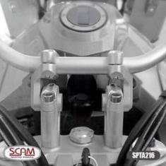 Imagem de Scam Spta216 Riser Adaptador Guidao Tiger800 2012+ Prata