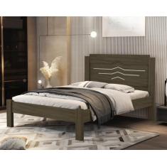 Imagem de Cama Casal Tradicional Reforçada Alto Padrão Sofia Para Quarto - Maali