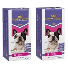 Imagem de Tapete Higiênico 80X60cm Confort Pads C/ 30 - Kit 2 Unidades