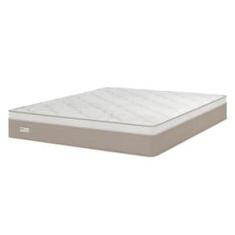 Imagem de Colchão King Size Umaflex Milão com Euro Pillow e Molas Ensacadas 30x193x203 – Bege/Branco