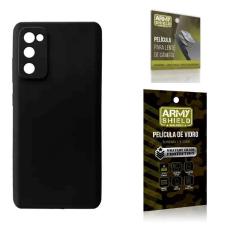 Imagem de Capinha Silicone Aveludada + Película Camera 3D - Armyshield