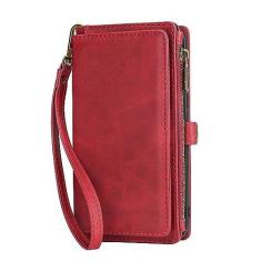 Imagem de Capa de telefone portátil de couro PU para iPhone 6 6S 7 8 Plus X XS XR XSMax SE2020 11 12 13 14 Mini Pro ProMax, vermelho, para iPhone 13