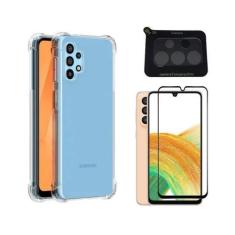 Imagem de Capa Anti Queda + Peli 5d + P Camera Para Samsung Galaxy A33 - Single