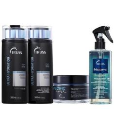 Imagem de Kit TRUSS Ultra Hydration Specific Frizz Zero Quarteto (4 Produtos)