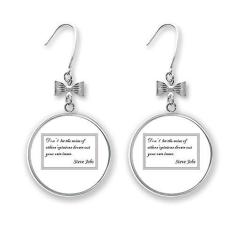 Imagem de Brinco de laço Don't Let Others' Opinions Drown you